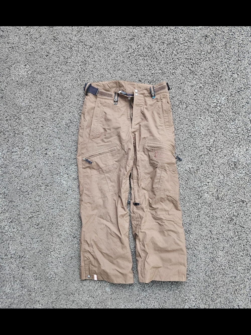 Bonfire Snowboarding Company Men’s Medium Brown Cargo Snow Ski Pants